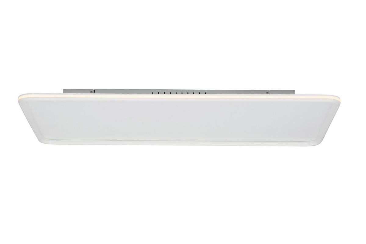 LED-DECKENLEUCHTE Bosona 110/60/7 cm  - Weiß, Basics, Kunststoff/Metall (110/60/7cm) - Novel
