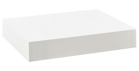 WANDBOARD Weiß - Weiß, Basics, Holzwerkstoff (30/5/25cm) - Xora