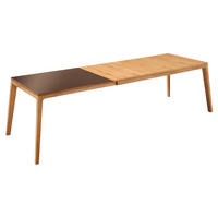 ESSTISCH in Holz, Glas 200(300)/100/75 cm  - Braun/Kernbuche, Design, Glas/Holz (200(300)/100/75cm) - Team 7