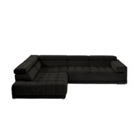 ECKSOFA in Mikrofaser Olivgrün  222/326 cm  - Chromfarben/Olivgrün, Design, Textil/Metall (222/326cm) - Beldomo Speed