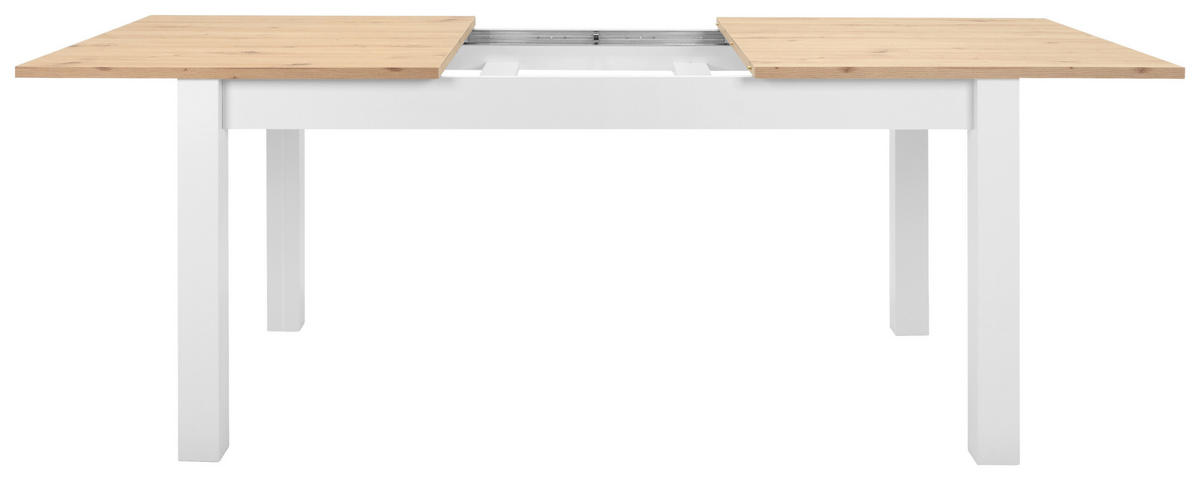STOL ZA BLAGOVAONICU  bijela, boje hrasta  drvni materijal      - bijela/boje hrasta, Konvencionalno, drvni materijal (160/90/75cm) - MID.YOU