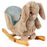 KINDER-SCHAUKELSESSEL - Petrol/Grau, Basics, Holz/Textil (61/32/52cm) - My Baby Lou KINDER-SCHAUKELSESSEL - Petrol/Grau, Basics, Holz/Textil (61/32/52cm) - My Baby Lou