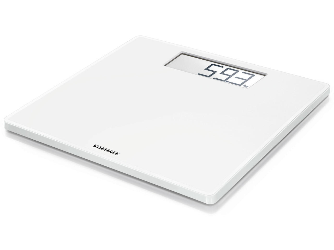 PERSONENWAAGE  - Weiß, Basics, Glas/Kunststoff (31/31/2,1cm) - Soehnle