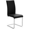 SCHWINGSTUHL  in Edelstahl Lederlook  - Edelstahlfarben/Creme, Design, Textil/Metall (42/102/58cm) - MID.YOU