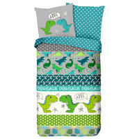 KINDERBETTWÄSCHE Dinosaur Renforcé 135/200 cm  - Multicolor, Design, Textil (135/200cm)