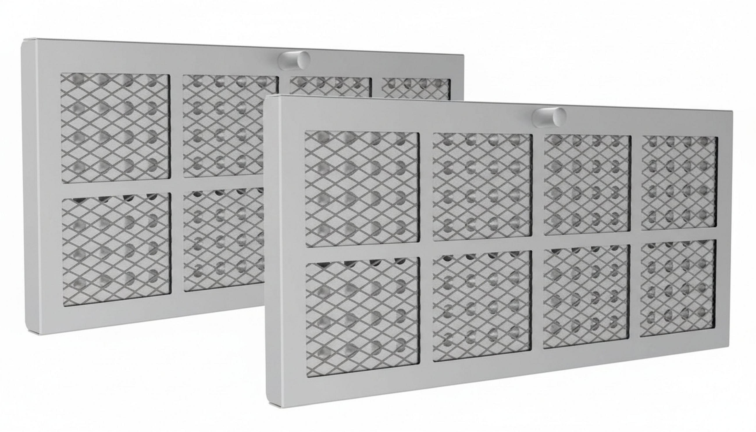 MULDENLÜFTER KOHLEFILTER-SET FWK126  - Grau, Basics, Kunststoff (23/6,5/12,5cm) - Amica