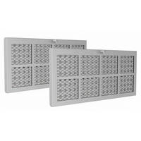 MULDENLÜFTER KOHLEFILTER-SET FWK126  - Grau, Basics, Kunststoff (23/6,5/12,5cm) - Amica