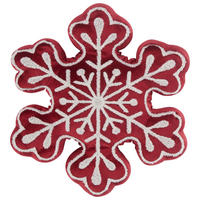 ZIERKISSEN  - Rot, KONVENTIONELL, Textil (43/43/5cm) - X-Mas
