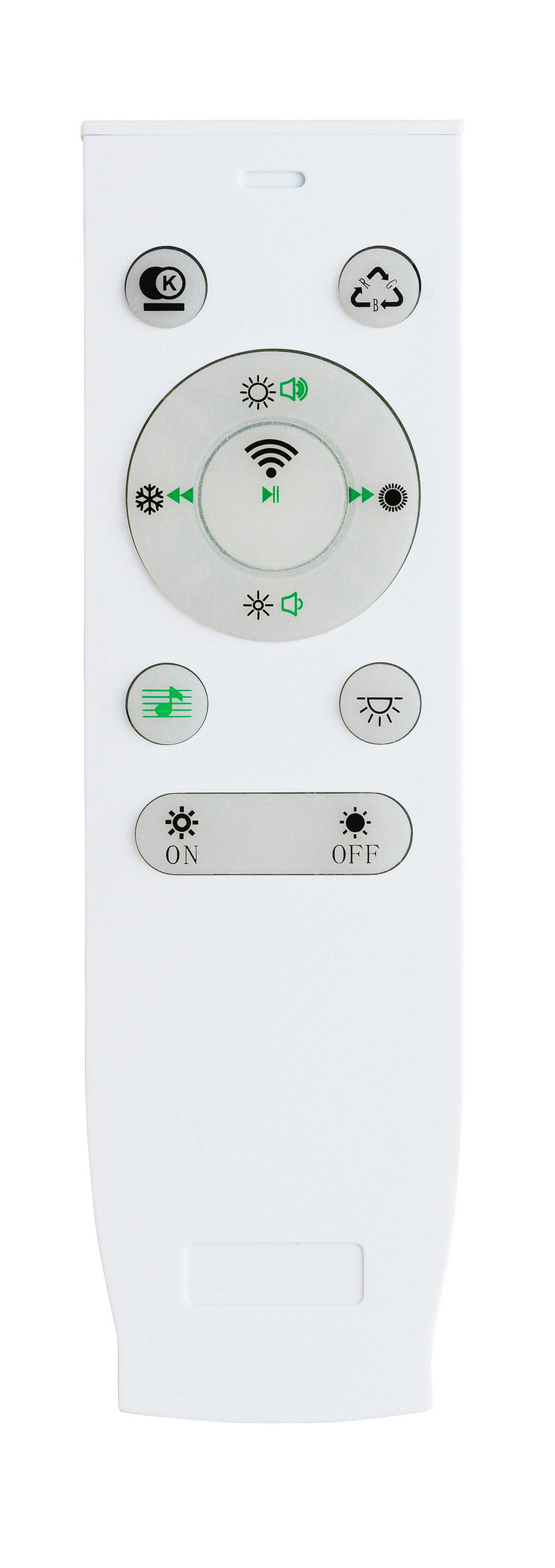 LED-DECKENLEUCHTE 60/6,1 cm   - Klar/Opal, Design, Glas/Kunststoff (60/6,1cm) - Globo