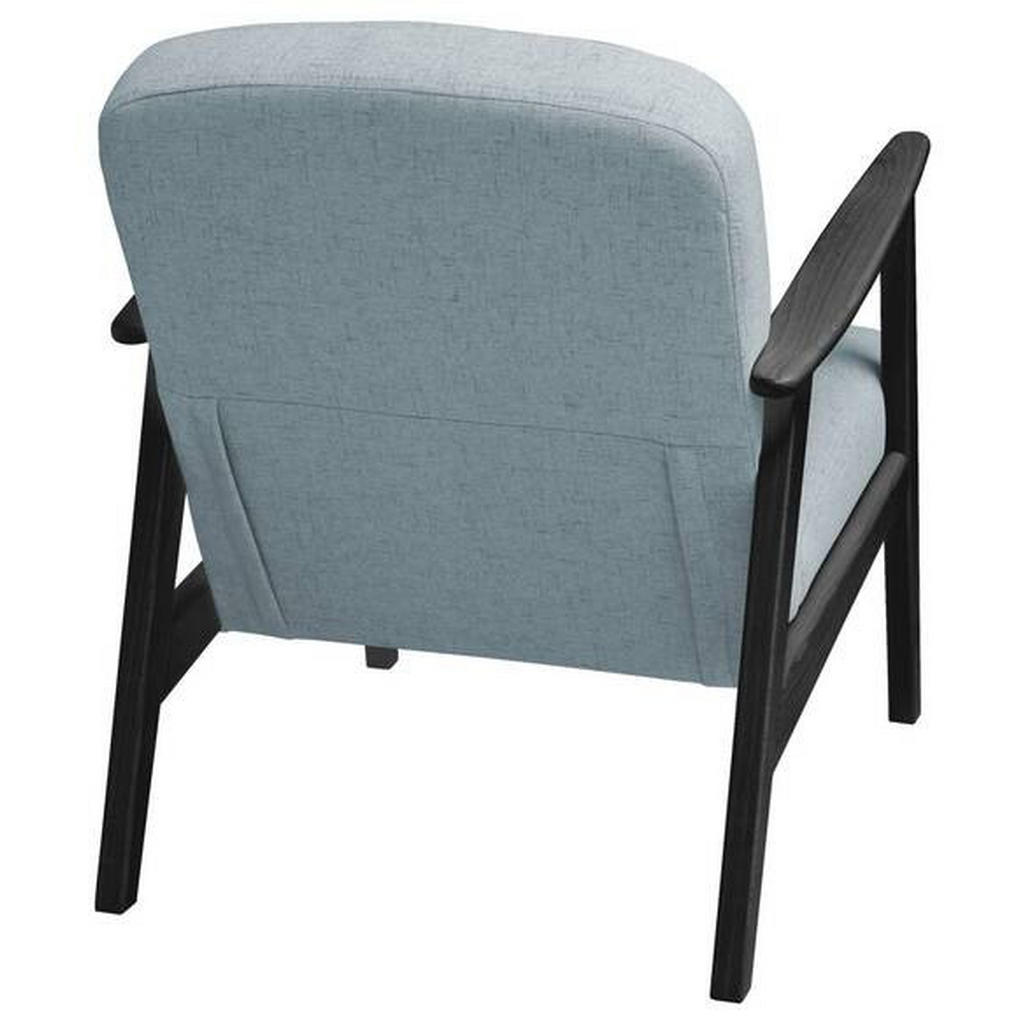 Thumbnail - Livetastic Sessel, Pastellblau, Schwarz, Textil, Buche, massiv, 63x78x78 cm, Wohnzimmer, Sessel, Polstersessel