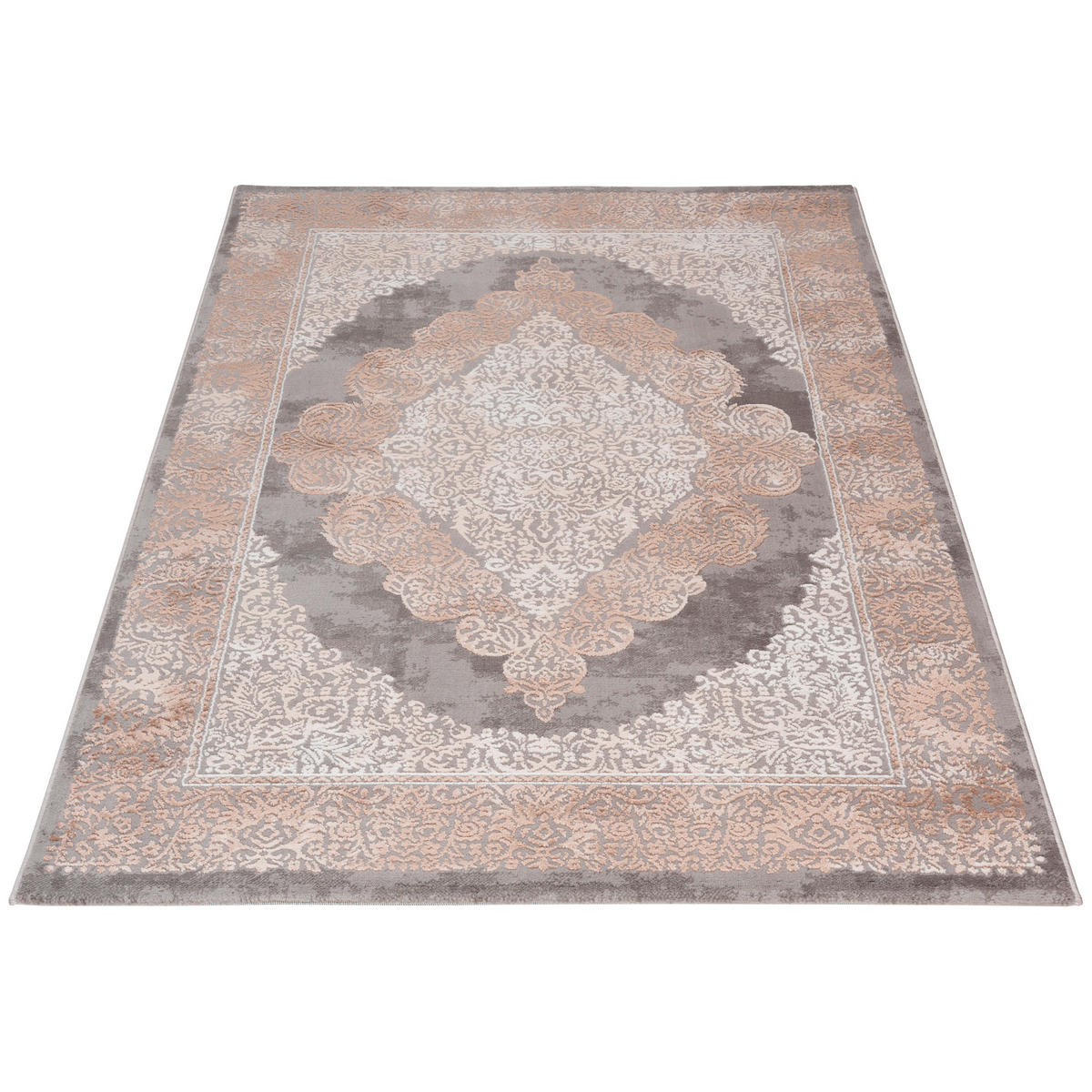 TKANÝ KOBEREC, 120/170 cm, šedá - šedá, Basics, textil (120/170cm)
