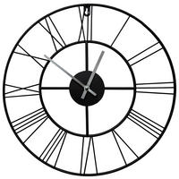 STENSKA URA  črna 40 cm  - črna, Basics, kovina (40cm) - Ambia Home