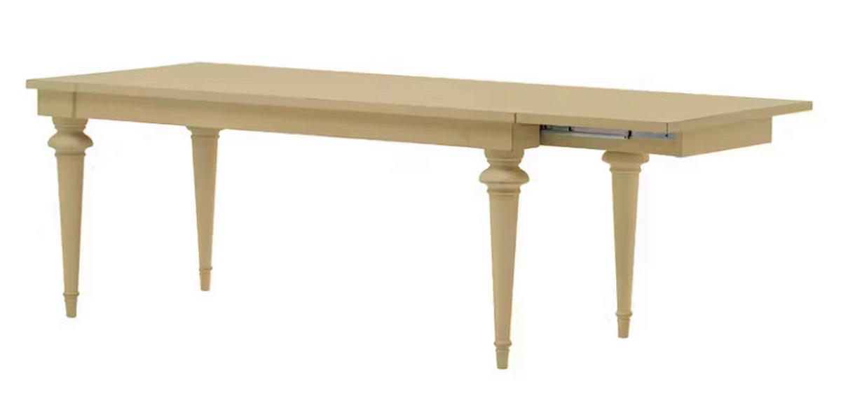 ESSTISCH Creme rechteckig  ausziehbar  - Creme, LIFESTYLE, Holz (182-232/76/90cm) - Livetastic