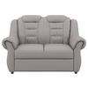 2-SITZER-SOFA in Lederlook Hellbraun  - Hellbraun/Schwarz, Konventionell, Kunststoff/Textil (145/102/101cm) - Livetastic