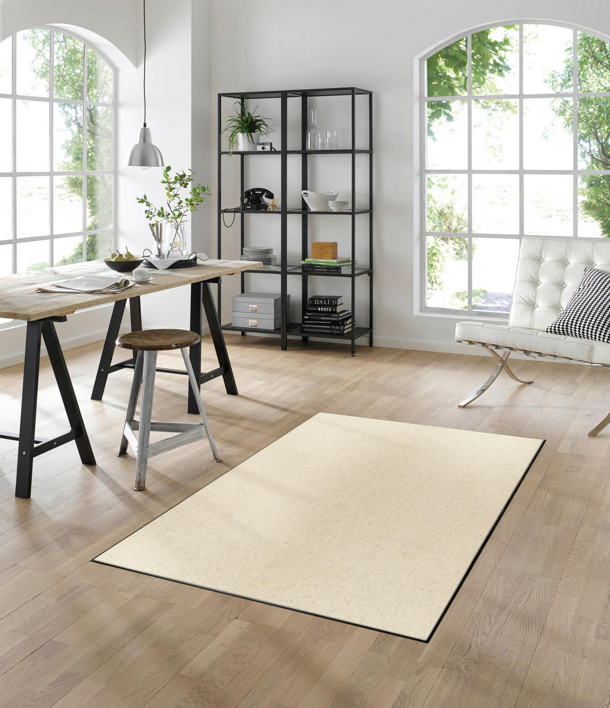 FLACHWEBETEPPICH  Wohnzimmer 120/180 cm Oat Breeze Beige rechteckig  - Beige, KONVENTIONELL, Kunststoff/Textil (120/180cm) - wash+dry