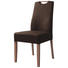 STUHL Flachgewebe Fango - Fango/Eichefarben, Design, Holz/Textil (45,5/96,5/60cm) - Set one by Musterrin