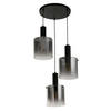 HÄNGLAMPA Sweden 42/35-150 cm  - svart, Modern, metall/glas (42/35-150cm)