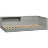 BETT 90/200 cm  in Grau  - Grau, Design, Holz (90/200cm) - Livetastic