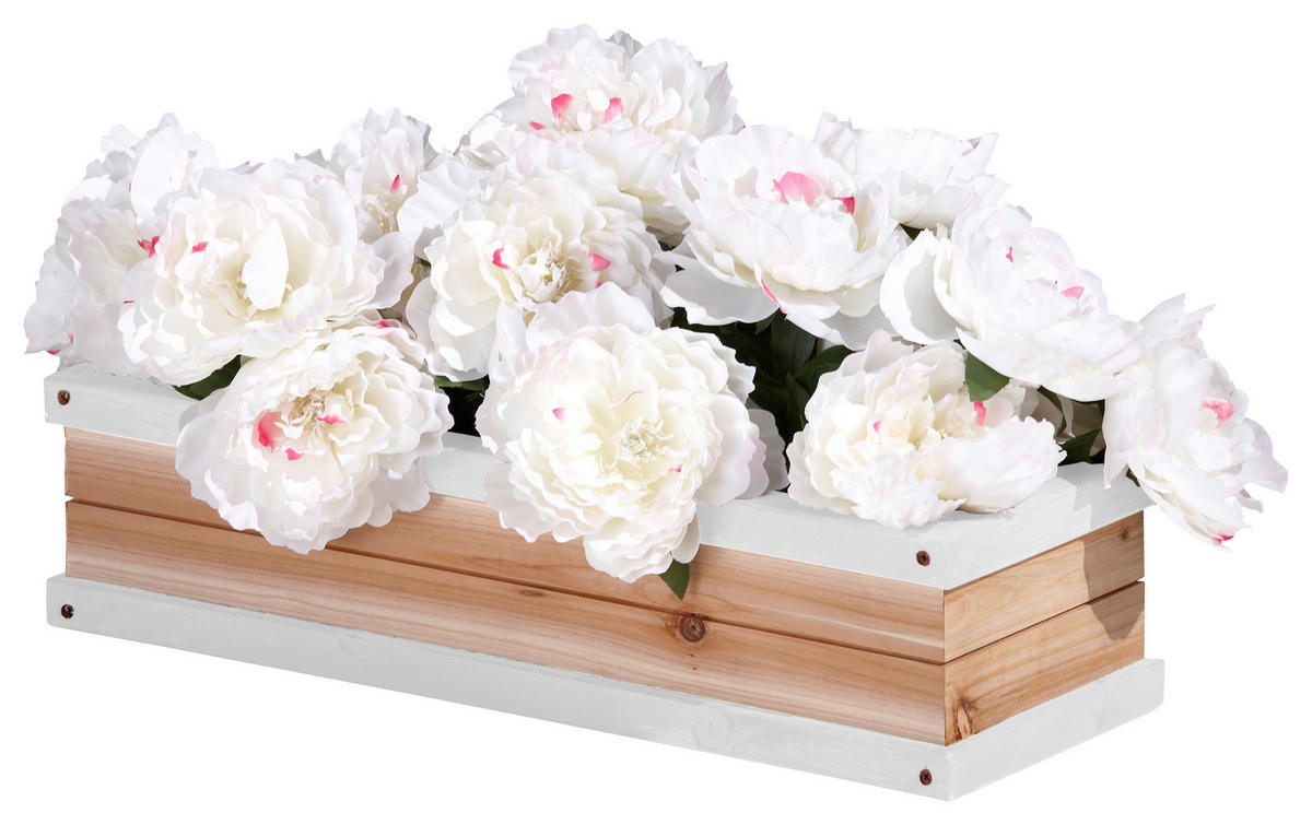 UTEMÖBLER SET FÖR BARN - vit/brun, Klassisk, trä (54/11,5/19cm)