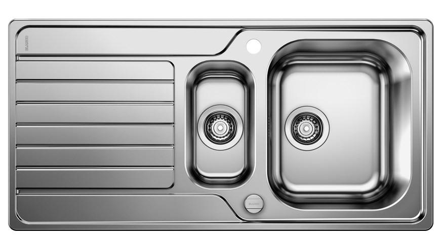 SPÜLE 523379  - Edelstahlfarben, Basics, Metall (100/19/50cm) - Blanco