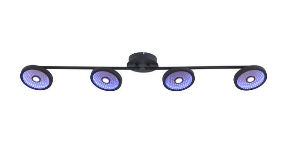 LED-STRAHLER 128/17/14 cm - Schwarz, LIFESTYLE, Kunststoff/Metall (128/17/14cm) - Novel