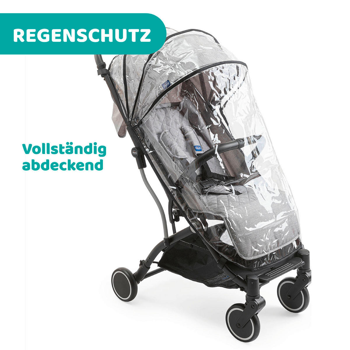 BUGGY TROLLEYME  - Grau, Basics, Metall (49,5/103/84cm) - Chicco