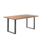STOL ZA BLAGOVAONICU - boje hrasta/antracit, Design, drvo/metal (180/76/90cm) - Hom`in