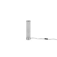 LED-TISCHLEUCHTE 8,3/38,00 cm   - Chromfarben/Weiß, Design, Kunststoff/Metall (8,3/38,00cm)