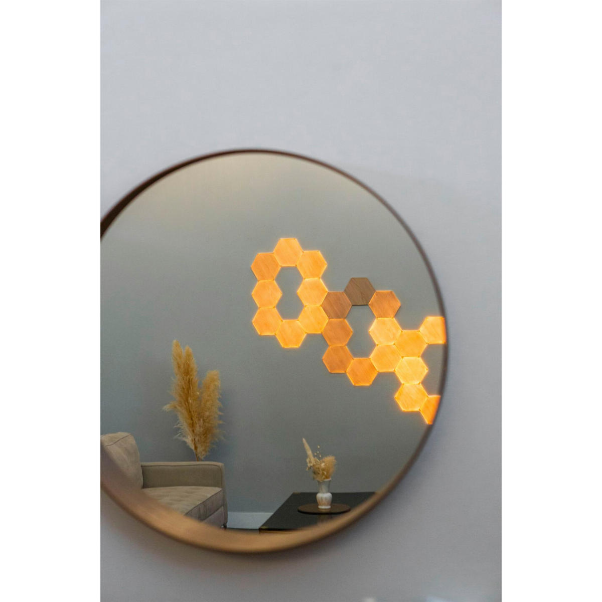 NANOLEAF HEXAGONS 13ER NANOLEAF WOOD LOOK HEXAGONS 23/0,6/20 cm   - Braun/Naturfarben, Basics, Kunststoff (23/0,6/20cm)