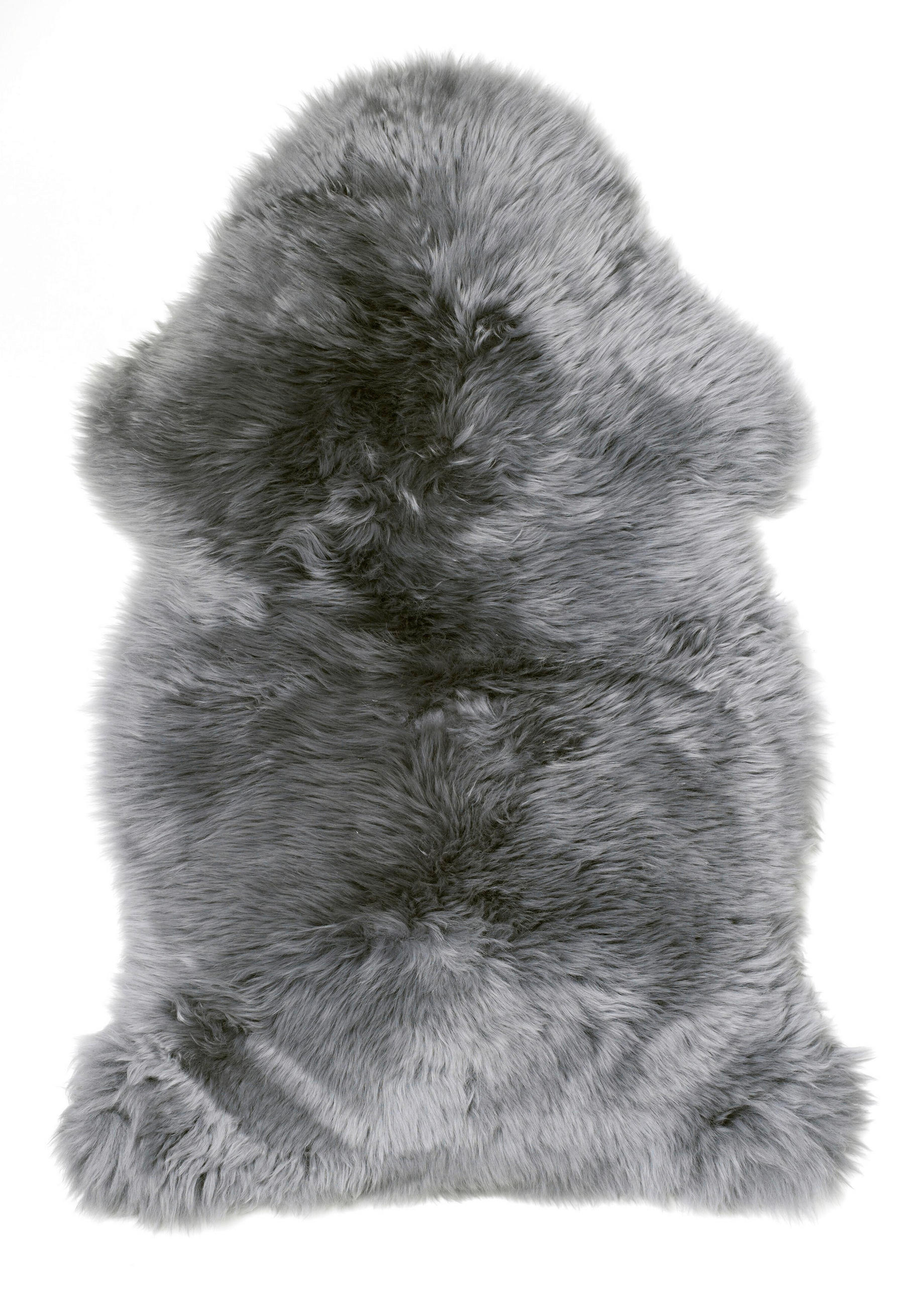 SCHAFFELL 60/90 cm LF-grau Grau Tierform  - Grau, Natur, Fell (60/90cm) - Linea Natura