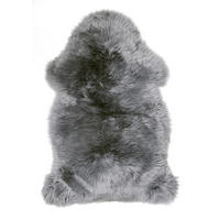 SCHAFFELL 60/90 cm LF-grau Grau Tierform  - Grau, Natur, Fell (60/90cm) - Linea Natura