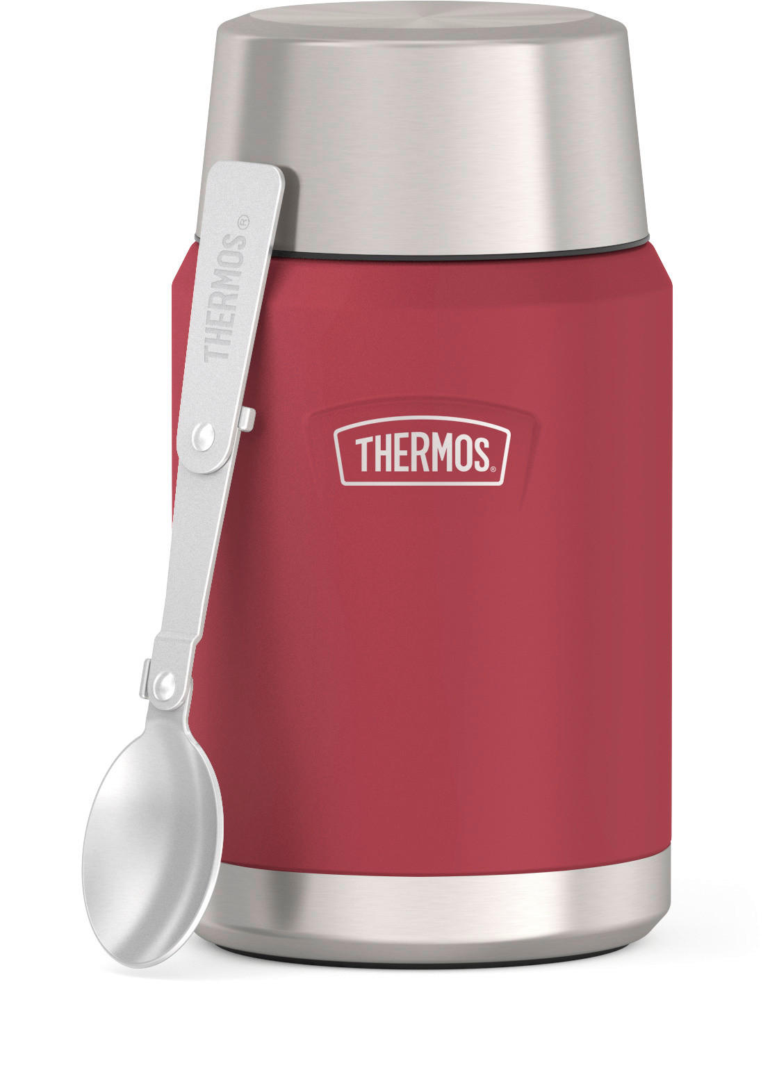ISOLIERSPEISEGEFÄSS ICON 0,71 L  - Rot, Basics, Metall (0,71l) - Thermos