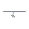 SCHIENENSYSTEM-STRAHLER - Chromfarben, Design, Glas/Metall (15/7/5cm) - Paulmann