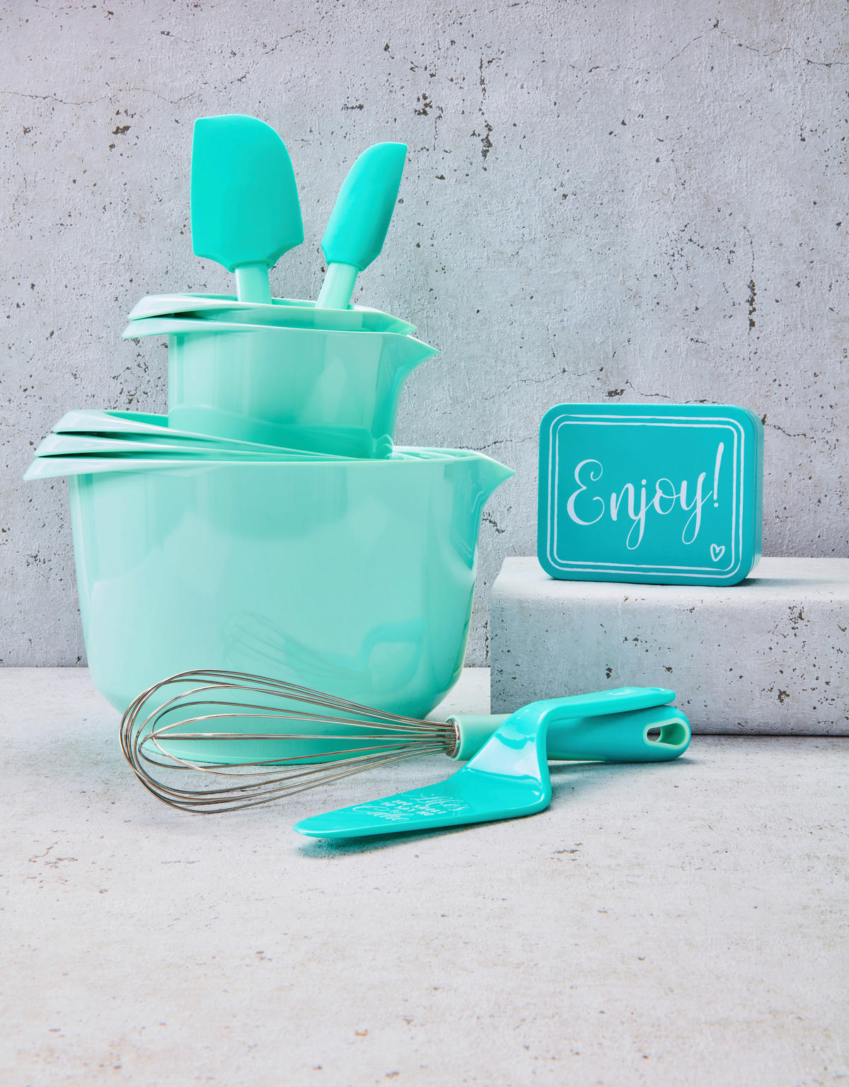 TORTENHEBER - Türkis, Basics, Kunststoff (6/26cm) - Birkmann