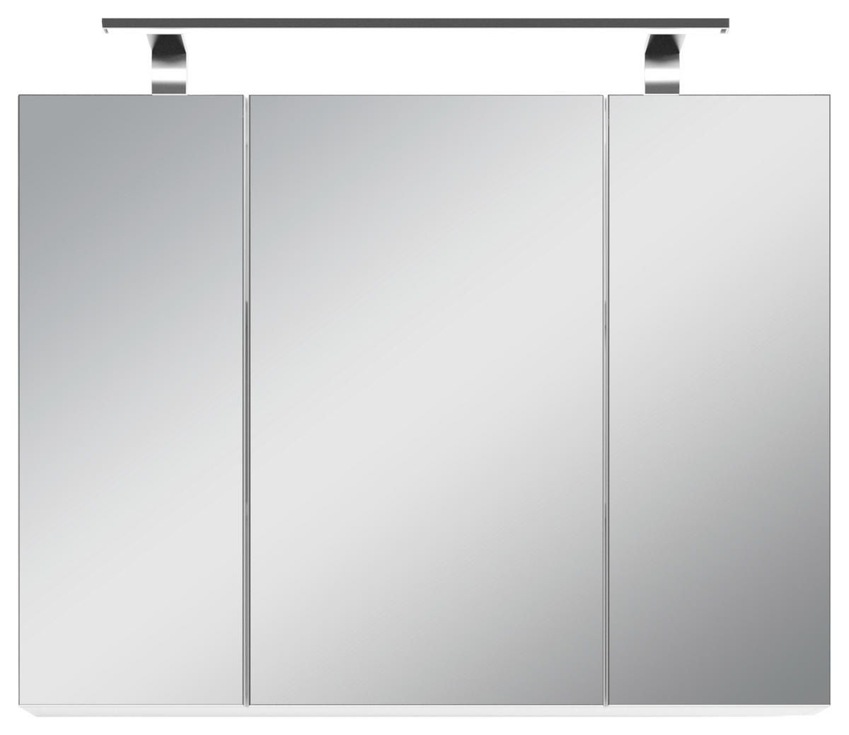 SPIEGELSCHRANK 80/60/20 cm  - Weiß, MODERN, Glas/Holzwerkstoff (80/60/20cm) - MID.YOU