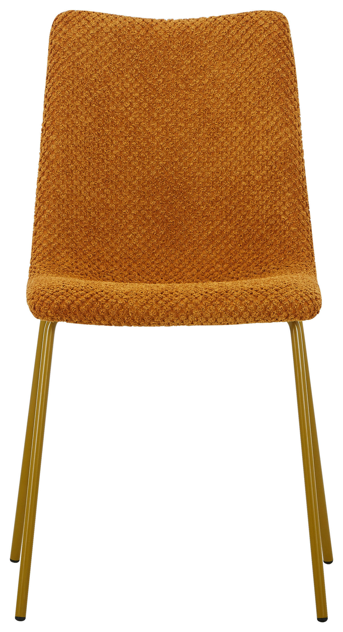 STUHL Webstoff Orange  - Orange, Design, Textil/Metall (45/86,5/57cm) - home24