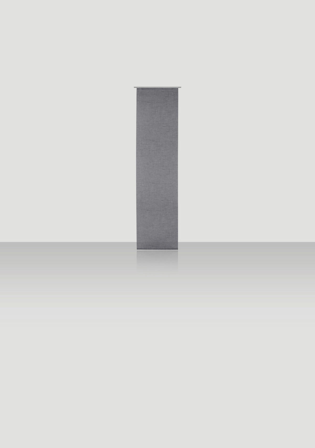 FLÄCHENVORHANG in Grau  - Grau, Design, Textil (60/255cm) - Novel