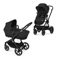 KINDERWAGENSET EOS LUX  - Schwarz, Basics, Textil/Metall (85/61/116cm) - cybex GOLD
