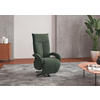 SESSEL in Flachgewebe Grün  - Schwarz/Grün, Konventionell, Textil/Metall (74/112/82cm) - Sit & More