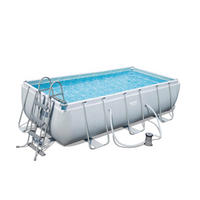 BAZÉN 404/201/100 cm - šedá, Konvenční, kov/plast (404/201/100cm) - Bestway