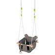 BABYSCHAUKEL SWING  - Grau, Trend, Holz/Kunststoff (40/40/25cm) - My Baby Lou