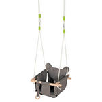 BABYSCHAUKEL SWING  - Grau, Trend, Holz/Kunststoff (40/40/25cm) - My Baby Lou