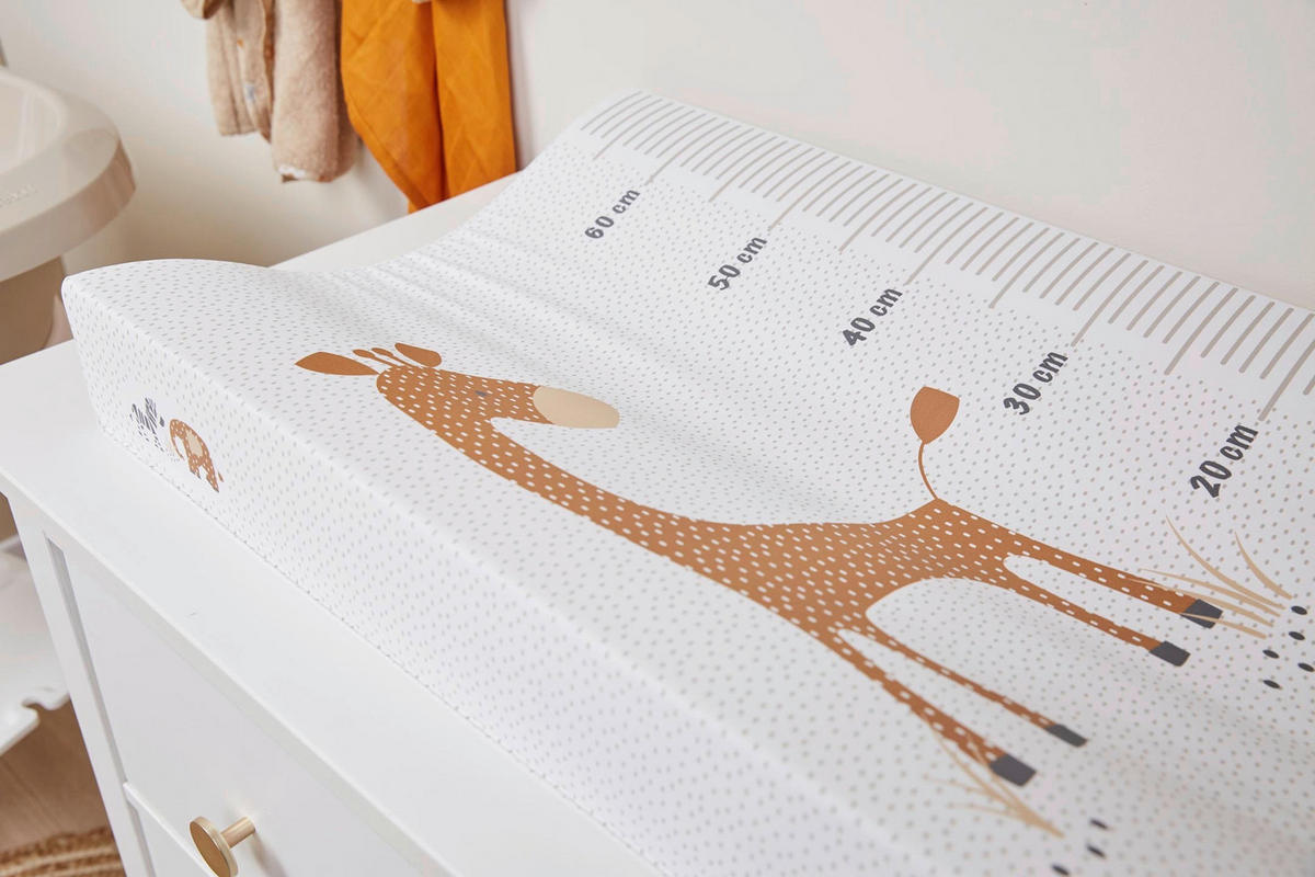 WICKELAUFLAGE  73/44,3/9,5 cm  - Blau/Pastellblau, Basics, Textil (73/44,3/9,5cm) - Bebe Jou