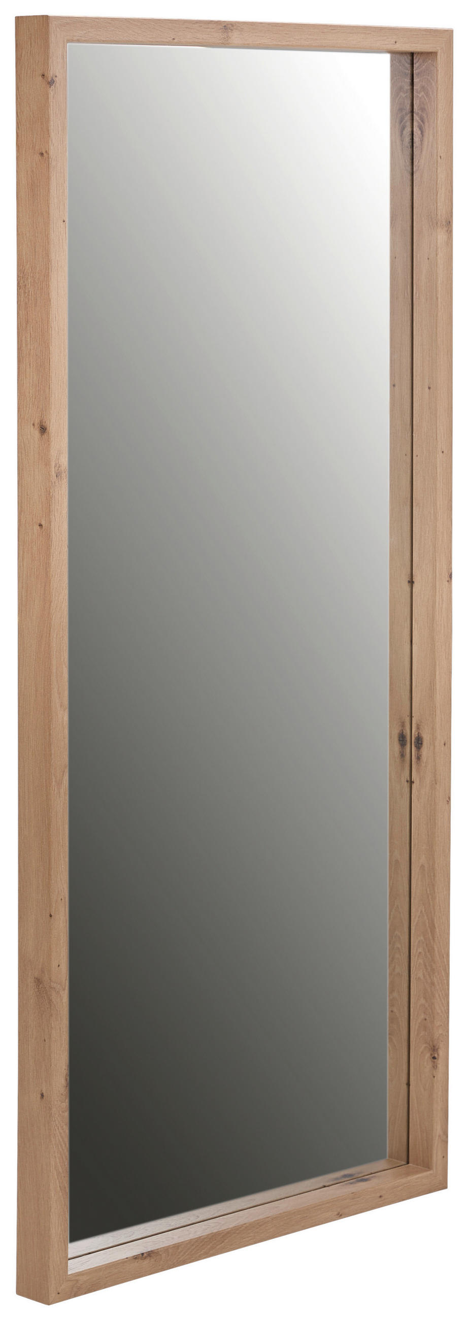 WANDSPIEGEL 50/110/4,47 cm    in rechteckig  - Eichefarben, Design, Glas/Kunststoff (50/110/4,47cm)