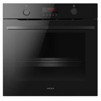 EINBAUBACKOFEN 90650  - Schwarz, Basics, Metall (59,5/59,5/57,5cm) - Mican