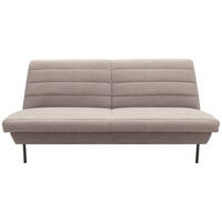 2-SITZER-SOFA Braun, Beige  - Beige/Schwarz, Design, Textil/Metall (185/92/103cm) - LOOKS by W.Joop