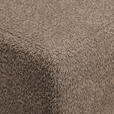 HOCKER in Textil Taupe  - Taupe/Schwarz, KONVENTIONELL, Textil/Metall (99/46/77cm) - Carryhome