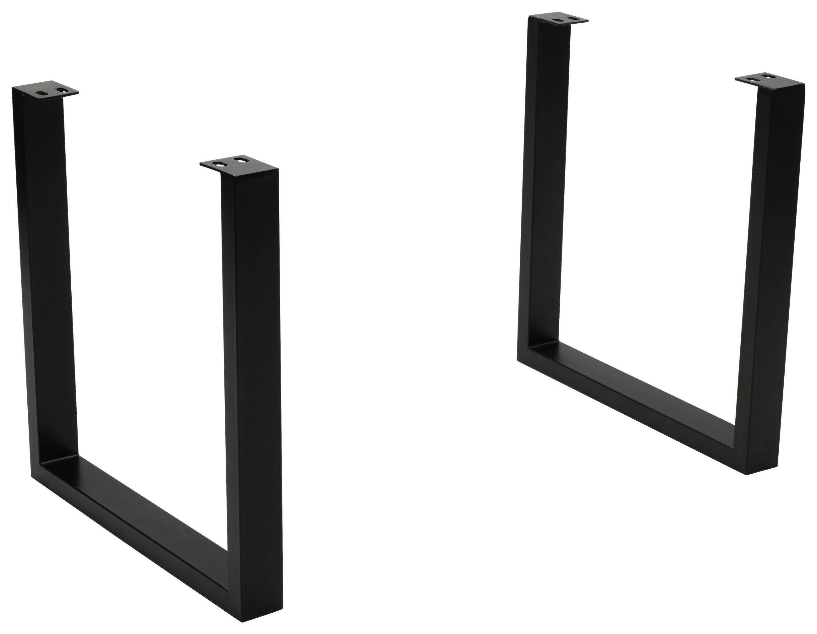 TISCHGESTELL Schwarz  - Schwarz, Design, Metall (80/40/73cm) - Landscape