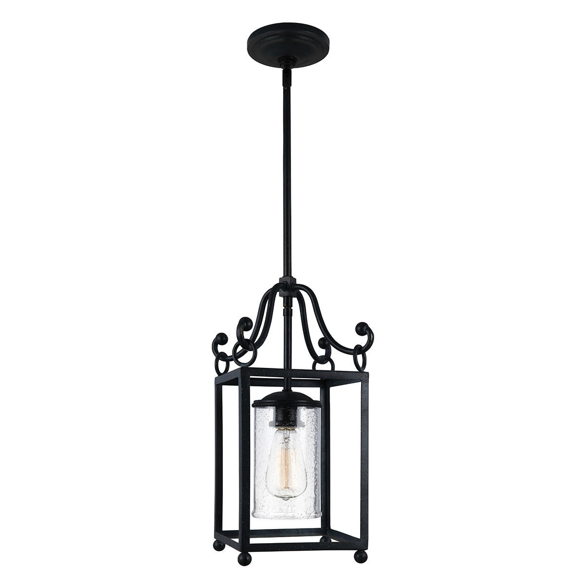 HÄNGELEUCHTE 20.05/52.4 cm    - Dunkelgrau, Konventionell, Metall (20.05/52.4cm) - Elstead Lighting