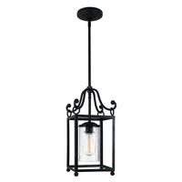 HÄNGELEUCHTE 20.05/52.4 cm    - Dunkelgrau, Konventionell, Metall (20.05/52.4cm) - Elstead Lighting